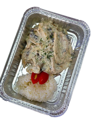 Фетучини с рисом