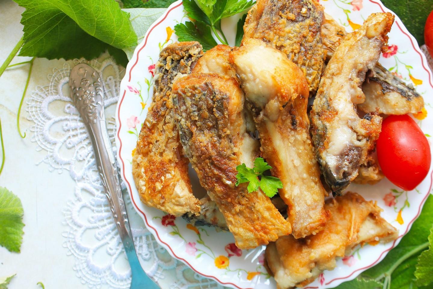 Сазан жареный