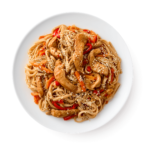 Удон с курицей